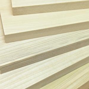 Holzbrett aus Pappelholz - Versandfertig