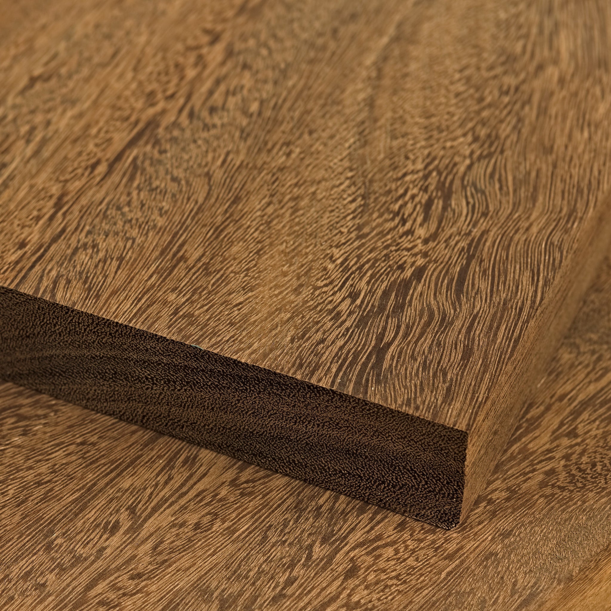 Black Sucupira wood plank ready to ship
